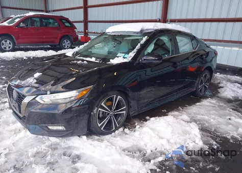 2021 Nissan Sentra Sr Xtronic Cvt z USA, uszkodzony, nr VIN 3N1AB8DV5MY319251